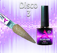 Светоотражающие Гель Лаки Adrian Nails 10мл - Disco №3