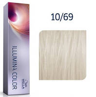 Крем-краска для волос Wella Illumina color 10/69 яркий блонд фиолетовый сандре 60 мл