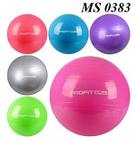 Фитбол 75 см, Мяч для фитнеса Profi MS 0383