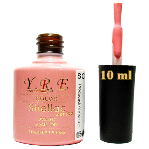 Гель Лак для Нігтів 10 мл, Тон Гарний Рожевий SCL 003, Шелак, Манікюр, Нігті, фото 1