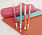 Олівці змінні чорнографітні Graf von Faber-Castell 3 pocket pencils Guilloche Turquoise, 3 штуки, 118660, фото 8