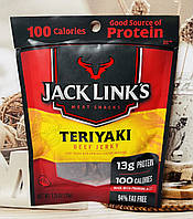 В'ялене яловиче м'ясо JACK LINKS Beef Jerky Теріякі