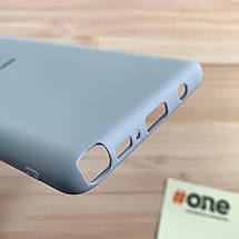 Чохол для Samsung Note 10 Lite з мікрофіброю оксамитовий накладка чохол на самсунг нот 10 лайт бузковий CFA, фото 5
