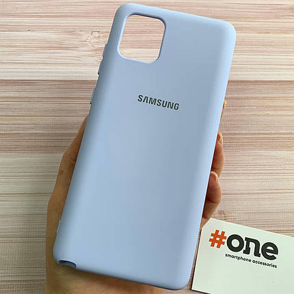 Чохол для Samsung Note 10 Lite з мікрофіброю оксамитовий накладка чохол на самсунг нот 10 лайт бузковий CFA, фото 1