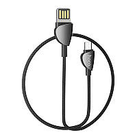 Якісний micro-USB кабель Hoco U62, 1.2 м Black