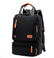 Універсальний рюкзак з кишенею для ноутбука Taoleqi місткий, 4 кольори чорний