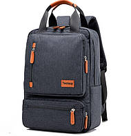 Універсальний рюкзак з кишенею для ноутбука Taoleqi місткий, 4 кольори темно-сірий