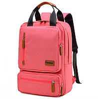 Універсальний рюкзак з кишенею для ноутбука Taoleqi місткий, 4 кольори рожевий