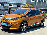 Дефлектори вікон, вітровики хромовані Chevrolet Bolt EV 2016 - 8шт. (Autoclover/E039), фото 3