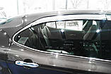Дефлектори вікон, вітровики хромовані Toyota Camry V70 2017- (Autoclover/Корея/D725), фото 5