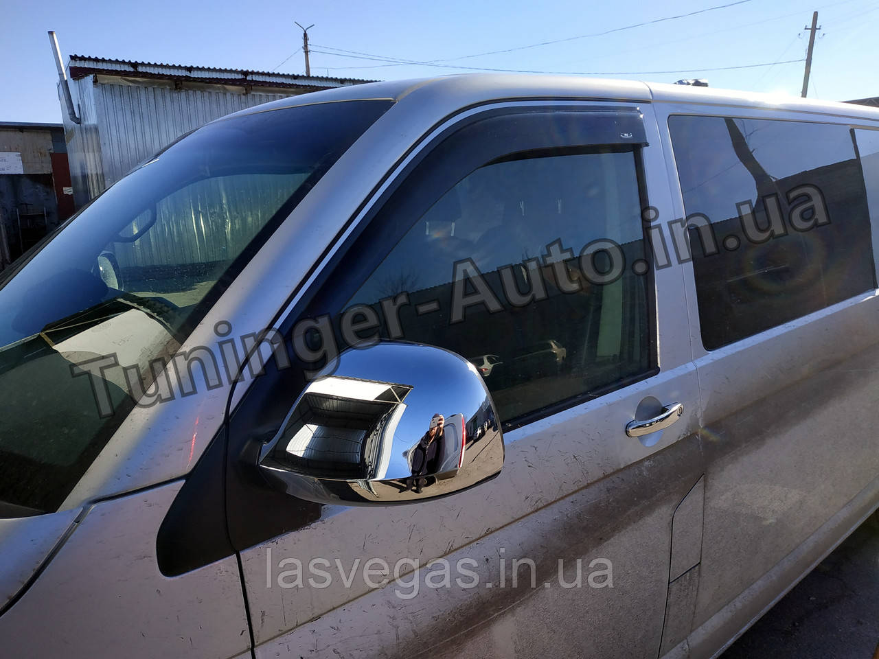 Хром накладки на дзеркала Volkswagen Transporter T5+ 2010-2015 (Туреччина)