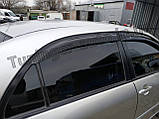 Дефлектори вікон, вітровики Toyota Corolla E120 sed 2000-2007, фото 3