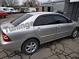 Дефлектори вікон, вітровики Toyota Corolla E120 sed 2000-2007, фото 5