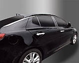 Хром накладки на ручки KIA Optima K5 2010-2014 (Autoclover B820), фото 5