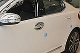 Хром накладки на ручки KIA Optima K5 2010-2014 (Autoclover B820), фото 6