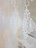 Готова тюль Фатинка з гарним візерунком, 6 м, фото 3