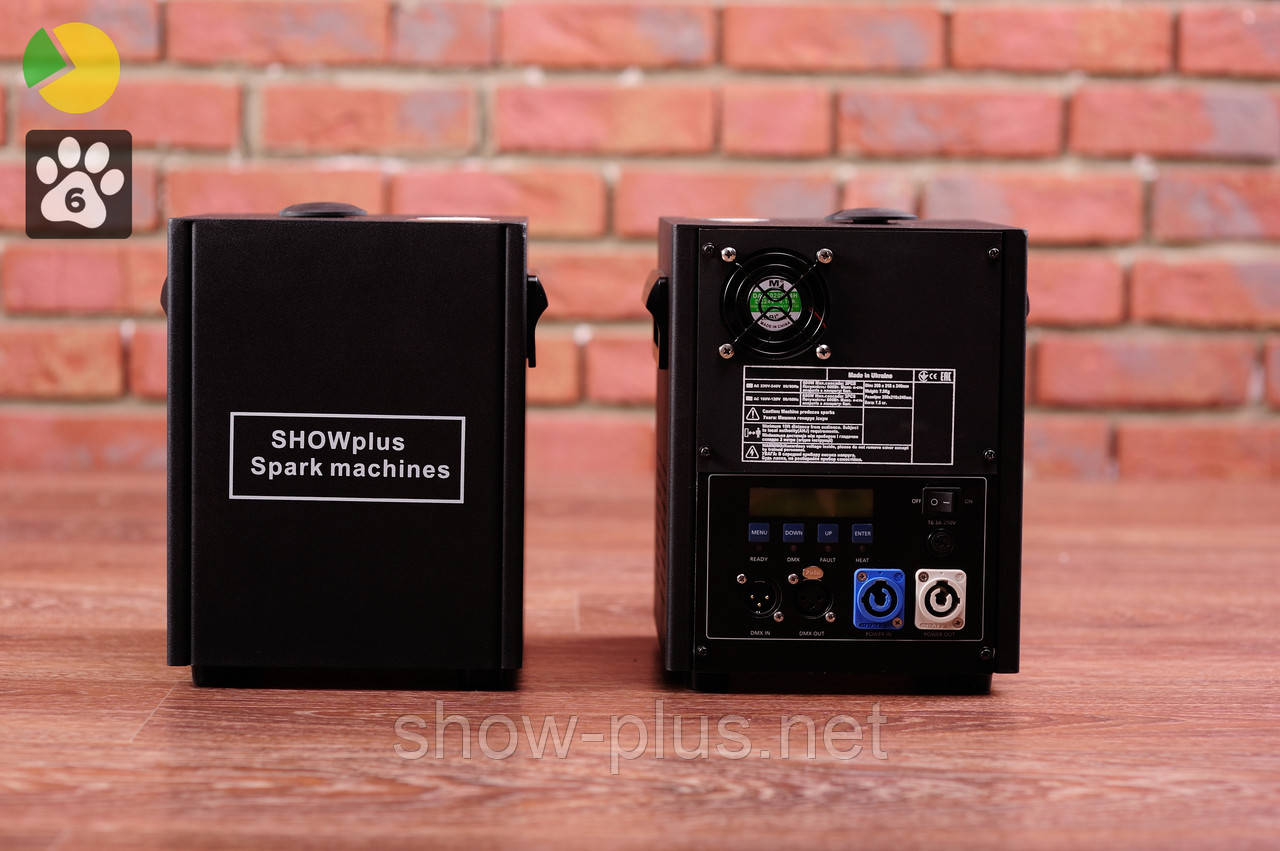 Генератор холодних іскор SHOWplus SPM-01 Duo - 2 шт. (апарат холодних фонтанів)