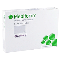 Мепиформ (Mepiform) 5 х 7,5см Упаковка из 5штук. Силиконовый пластырь для лечения рубцов.