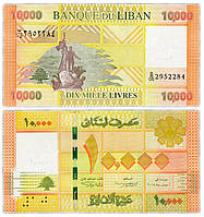 Lebanon Ливан - 10000 Livres 2014 UNC P. 92b