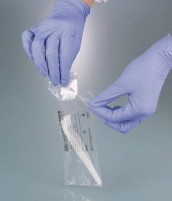 Одноразовий пінцет, PS, Форма Широкий кінчик: гладкий і тупий кінчик , Довжина 130 мм, Стерильні + , Bürkle,