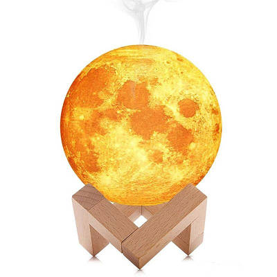 Зволожувач повітря 3D Moon Lamp Light Diffuser 184315