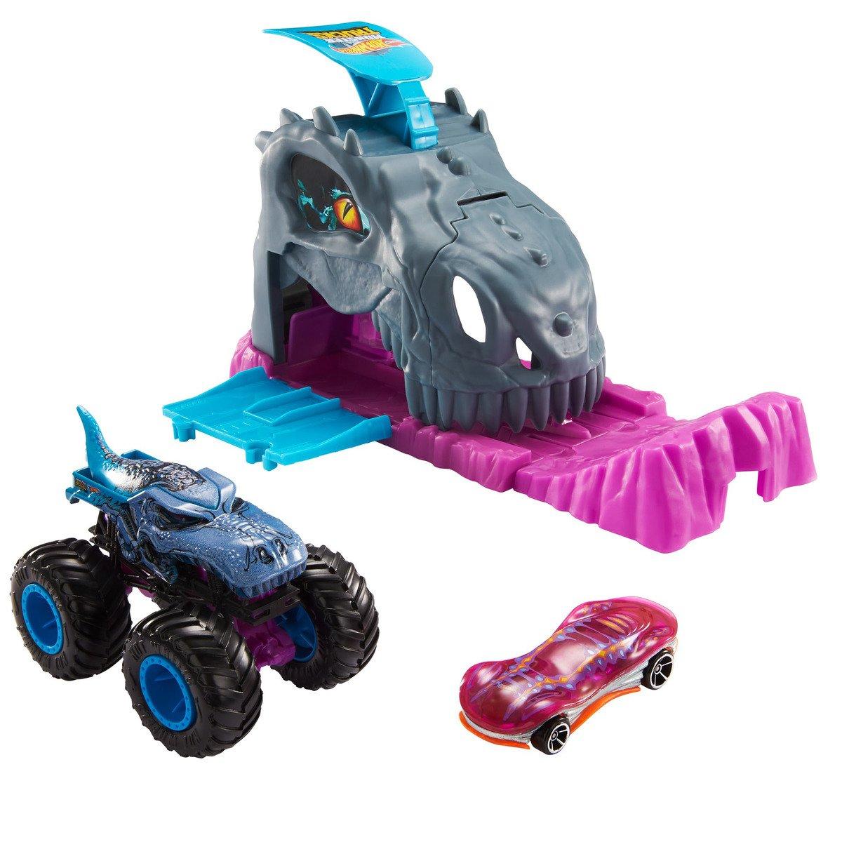 Hot Wheels Monster Trucks Pit and Launch - команда Mega-Wrex Пусковий гараж
