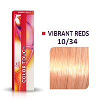 Краска для волос Wella Color Touch безаммиачная 10/34 Очень яркий блондин золотисто-медный 60 мл