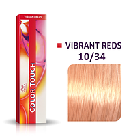 Фарба для волосся Wella Color Touch безамміачна 10/34 Дуже яскравий блондин золотисто-мідний 60 мл