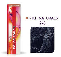 Фарба для волосся Wella Color Touch безаміачна 2/8 Синьо-чорний 60 мл