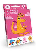 Пазлы для самых маленьких Животные, Puzzle For Kids, Danko Toys