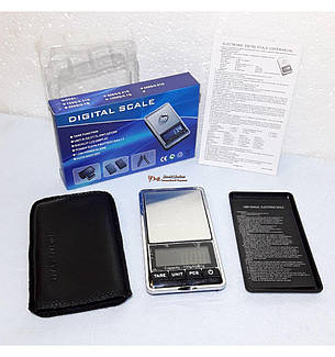 Ваги ювелірні електронні кишенькові DIGITAL SCALE портативні маленькі міліграмові міні ваги, фото 2