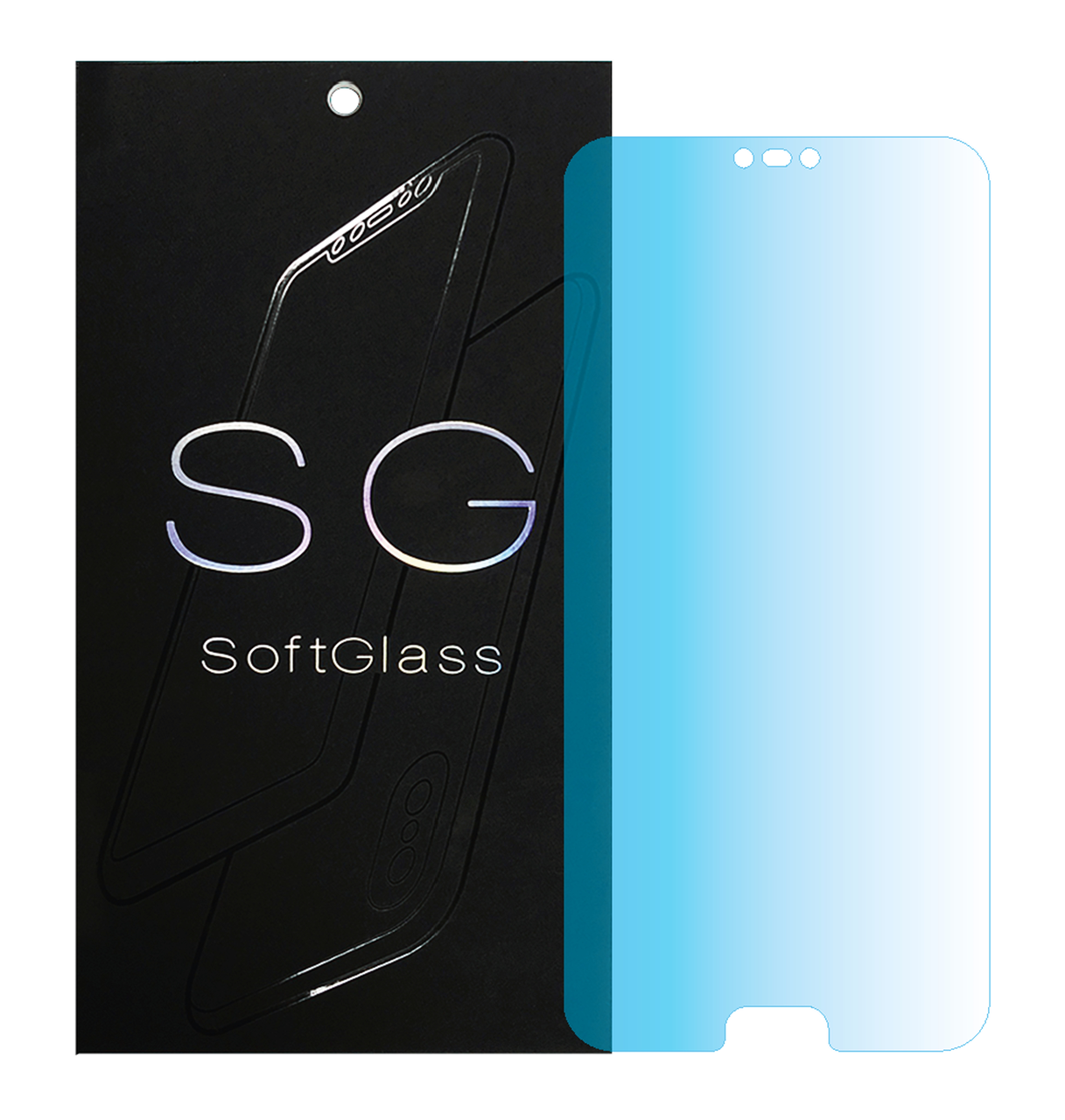 Бронеплівка для Honor 9 на екран зносостійка поліуретанова SoftGlass, фото 1