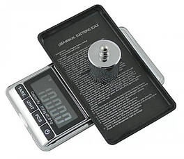 Ваги ювелірні електронні кишенькові DIGITAL SCALE портативні маленькі міліграмові міні ваги, фото 3