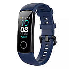 Ремінець Twill Silicone Strap для Honor Band 4 / 5 Dark Blue, фото 3