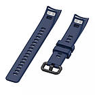 Ремінець Twill Silicone Strap для Honor Band 4 / 5 Dark Blue, фото 5