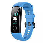 Ремінець Twill Silicone Strap для Honor Band 4 / 5 Light Blue, фото 3