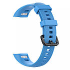 Ремінець Twill Silicone Strap для Honor Band 4 / 5 Light Blue, фото 4