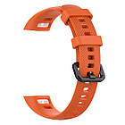Ремінець Twill Silicone Strap для Honor Band 4 / 5 Orange, фото 4