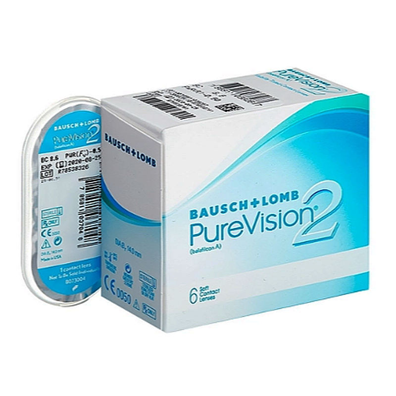 Контактні лінзи PureVision 2 Bausch+Lomb уп. 6шт