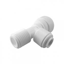 Фітинг трійник 1/4 зовнішня різьба - 1/4 трубка - 3/8 трубка