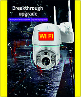 Уличная беспроводная айпи Вай фай поворотная IP камера WiFi Видеонаблюдения с ночной съемкой