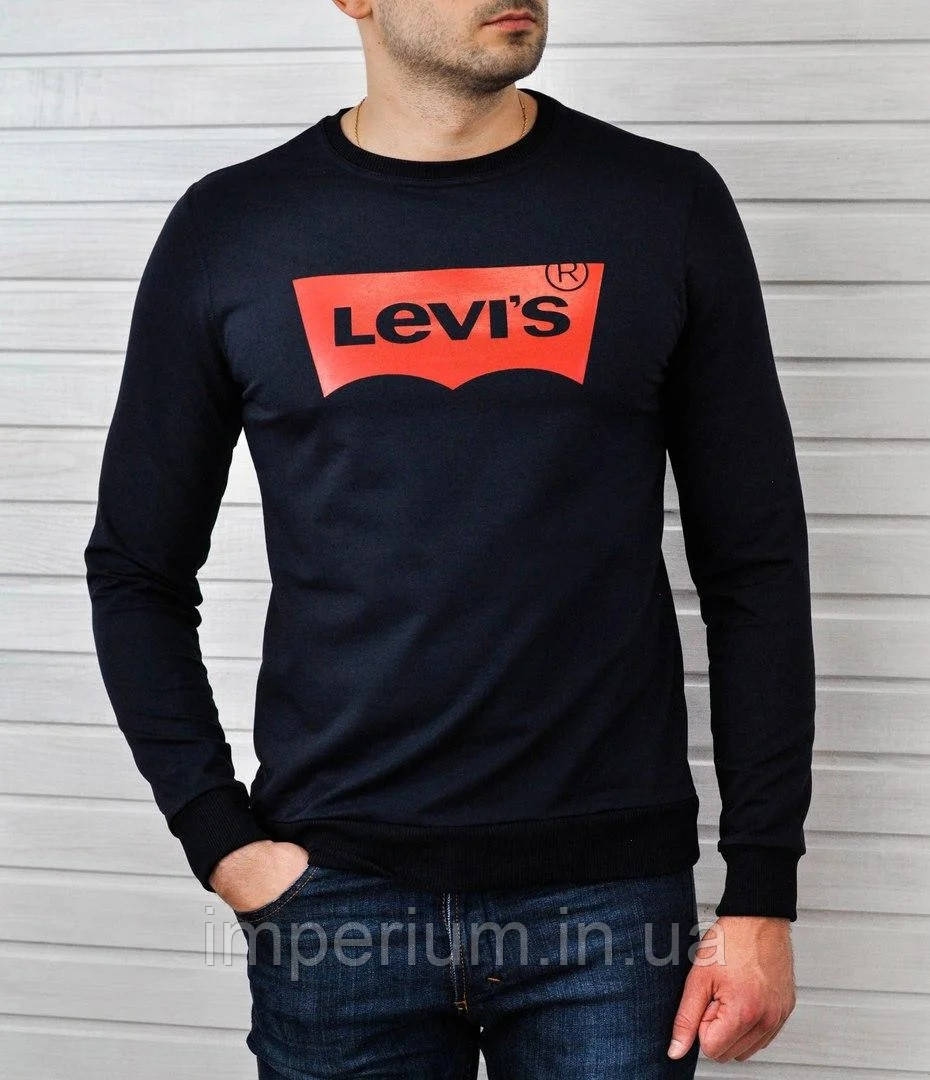 Світшот Levis червоне лого | кежуал кофта