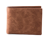 Чоловічий гаманець портмоне коричневий, фото 5