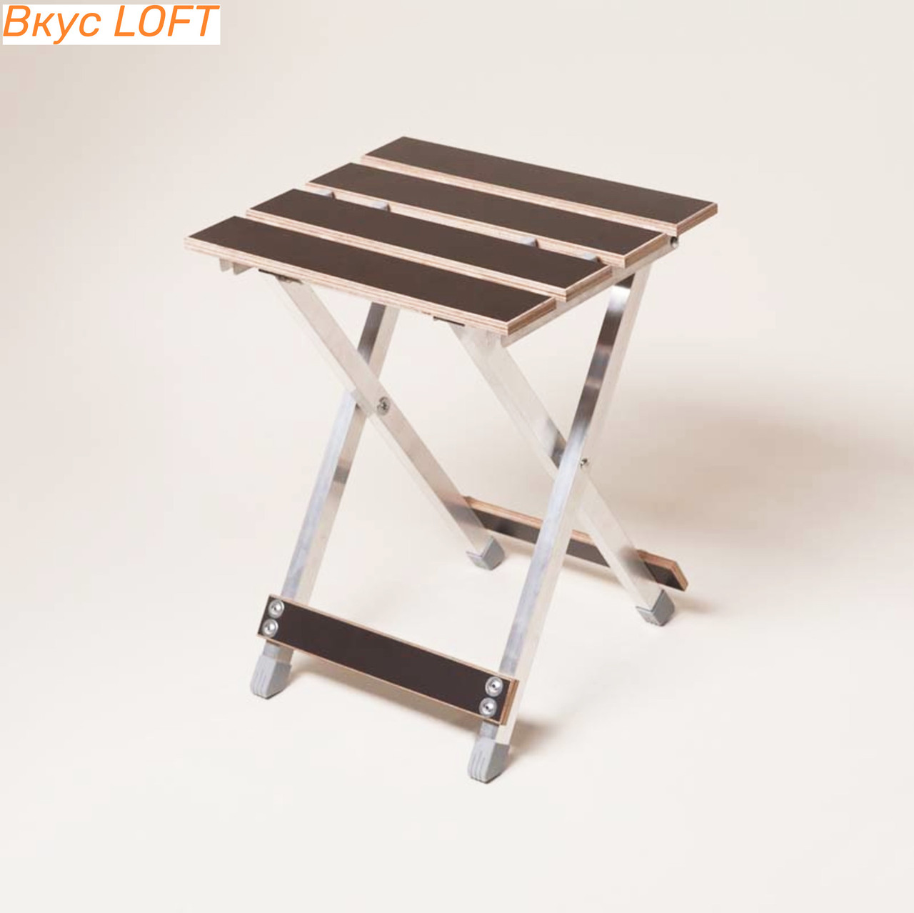 Стілець складаний Aluwood Vitan 38х30х25 см. Складаний стілець для пікніка. Стілець складаний для дачі та пікніків. Стільчик