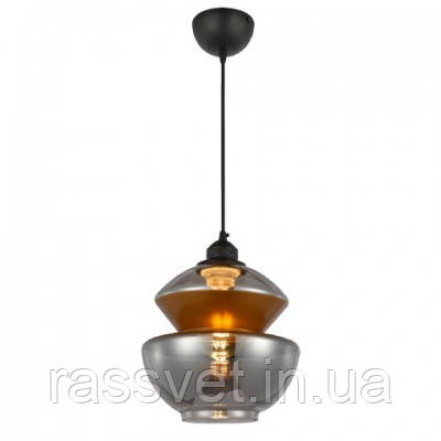 Світильник підвісний  "HARMONY-2"  титановий+мідь