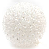 Куля що світиться, 34 см, 300л, білий, IP20, Новорічна світлодекорація (650644), фото 2