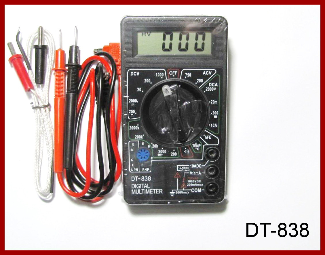 Мультиметр (тестер) DT-838.