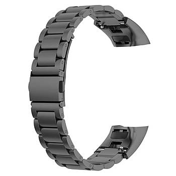 Ремінець Metal Armor Strap для Huawei Band 3 / 3 Pro / 4 Pro Black