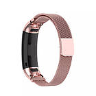 Ремінець Magnetic Metal Strap для Huawei Band 3 / 3 Pro / 4 Pro Rose Gold, фото 4