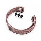 Ремінець Magnetic Metal Strap для Huawei Band 3 / 3 Pro / 4 Pro Rose Gold, фото 6